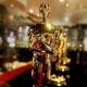 oscar statuettes for the 76th academy awards displayed in hollywood