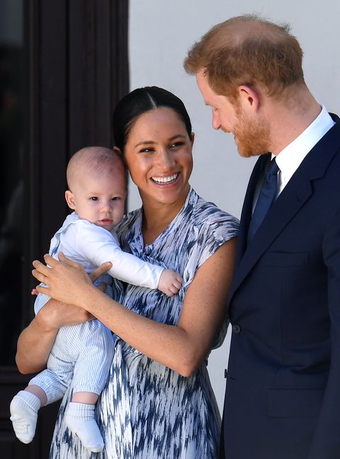 meghan, harry, and archie last october﻿